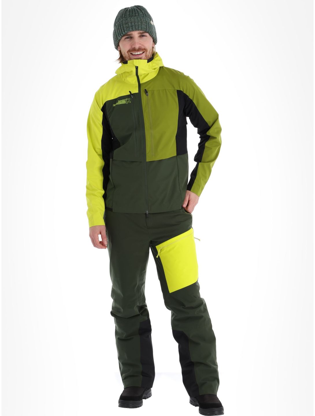 Rock Experience, Inuit Tech Softshell Skijacke Herren Kombu Green / Sulphur / Cardam Seed grau, grün 