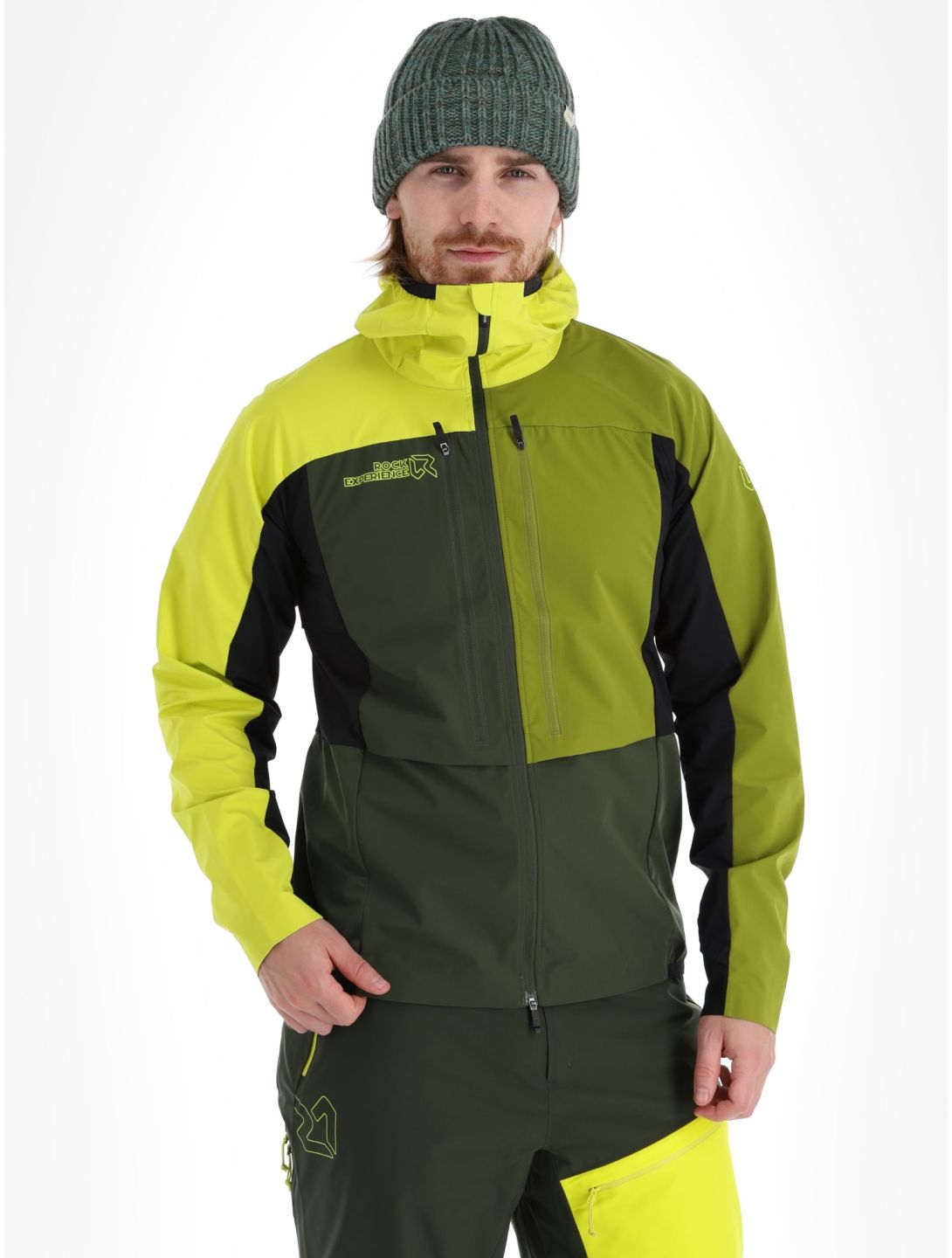 Rock Experience, Inuit Tech Softshell Skijacke Herren Kombu Green / Sulphur / Cardam Seed grau, grün 