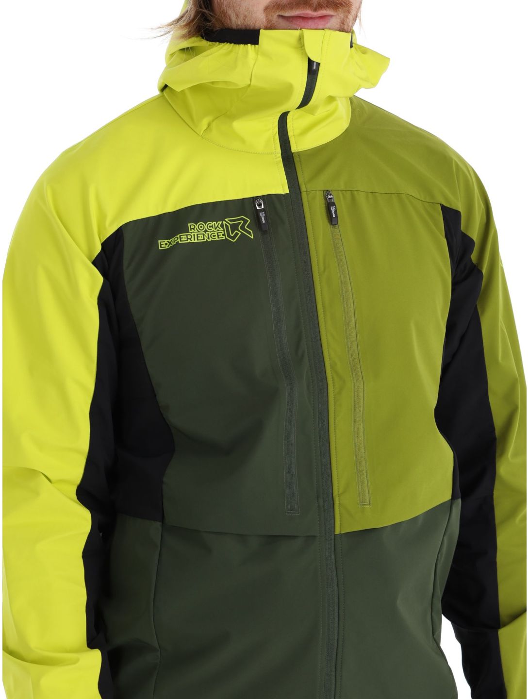 Rock Experience, Inuit Tech Softshell Skijacke Herren Kombu Green / Sulphur / Cardam Seed grau, grün 