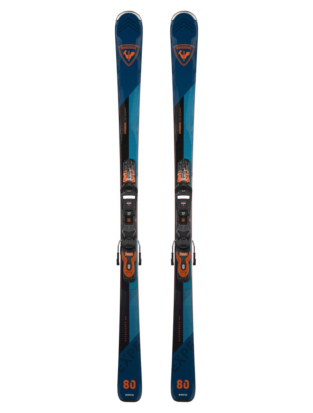 Rossignol, Experience 80 Carbon + Xpress 11 GW Skier Unisex Black Oran orange, schwarz 