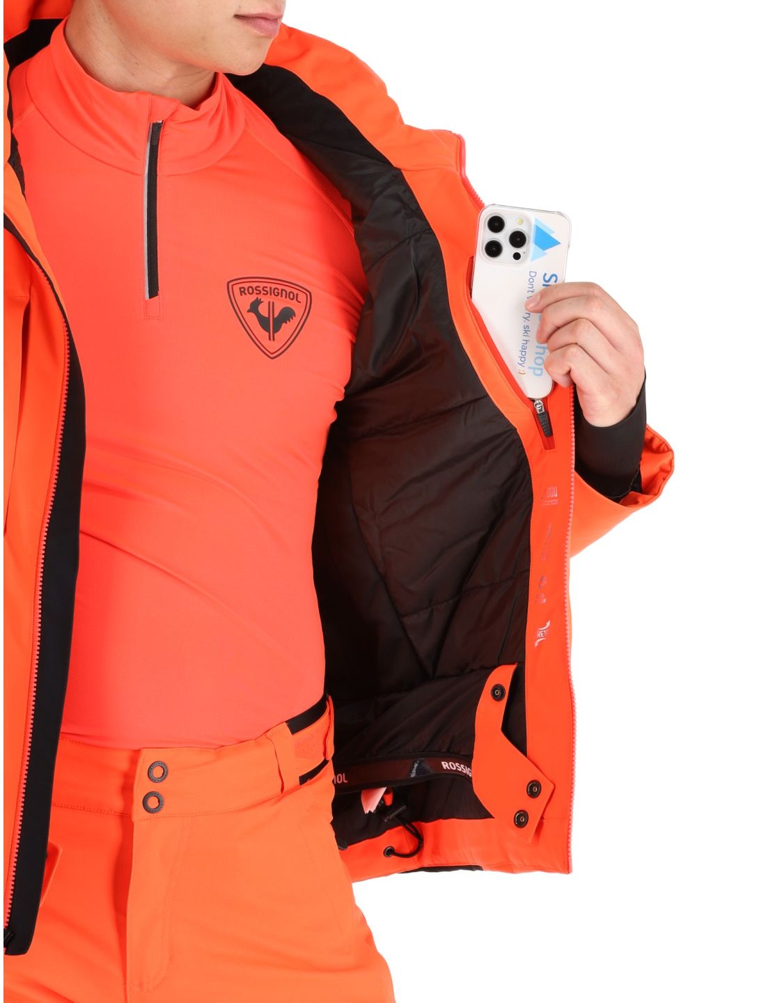 Rossignol, Hero Velika Skijacke Herren Neon Red rot 