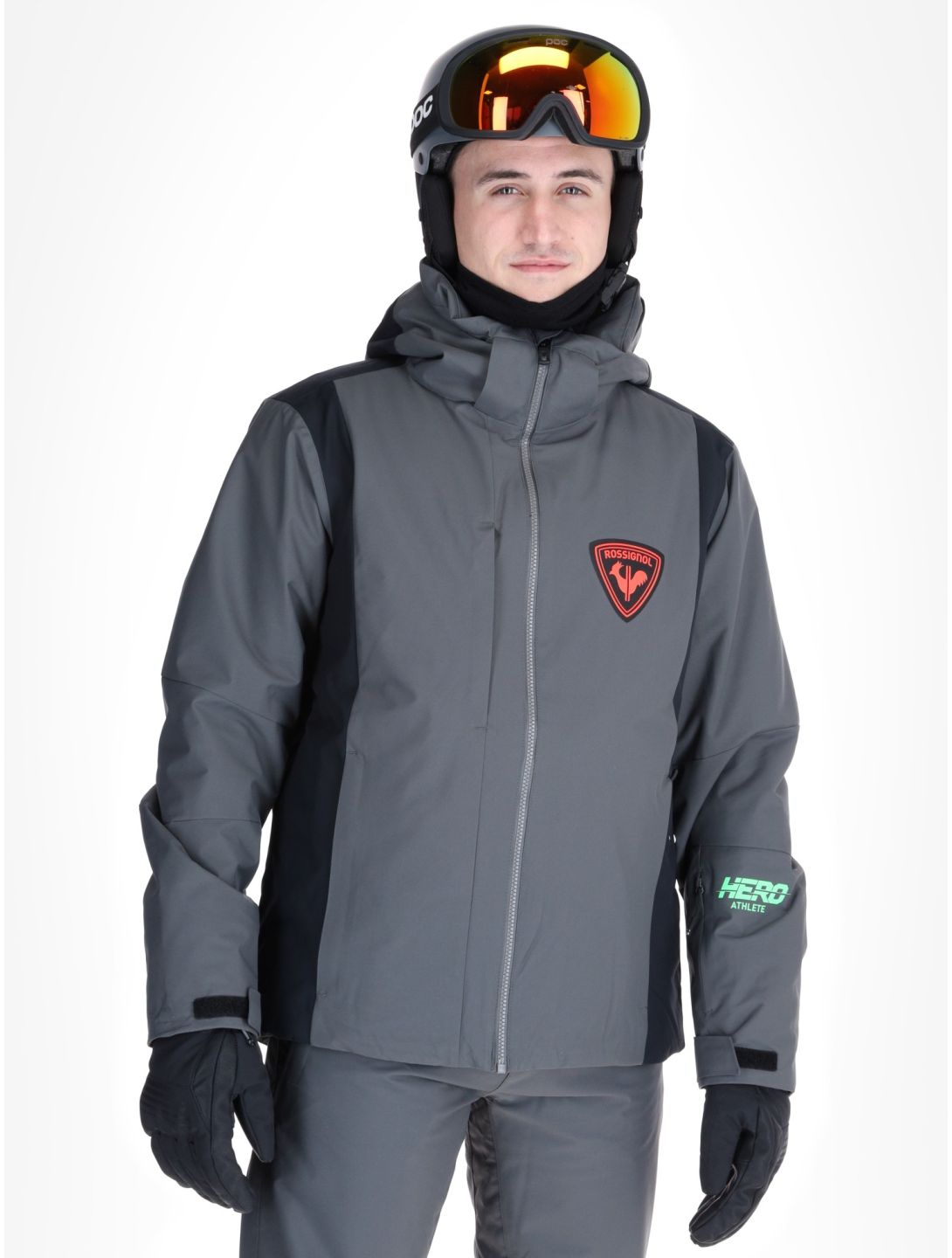 Rossignol, Hero Velika Skijacke Herren Onyx Grey grau, schwarz 