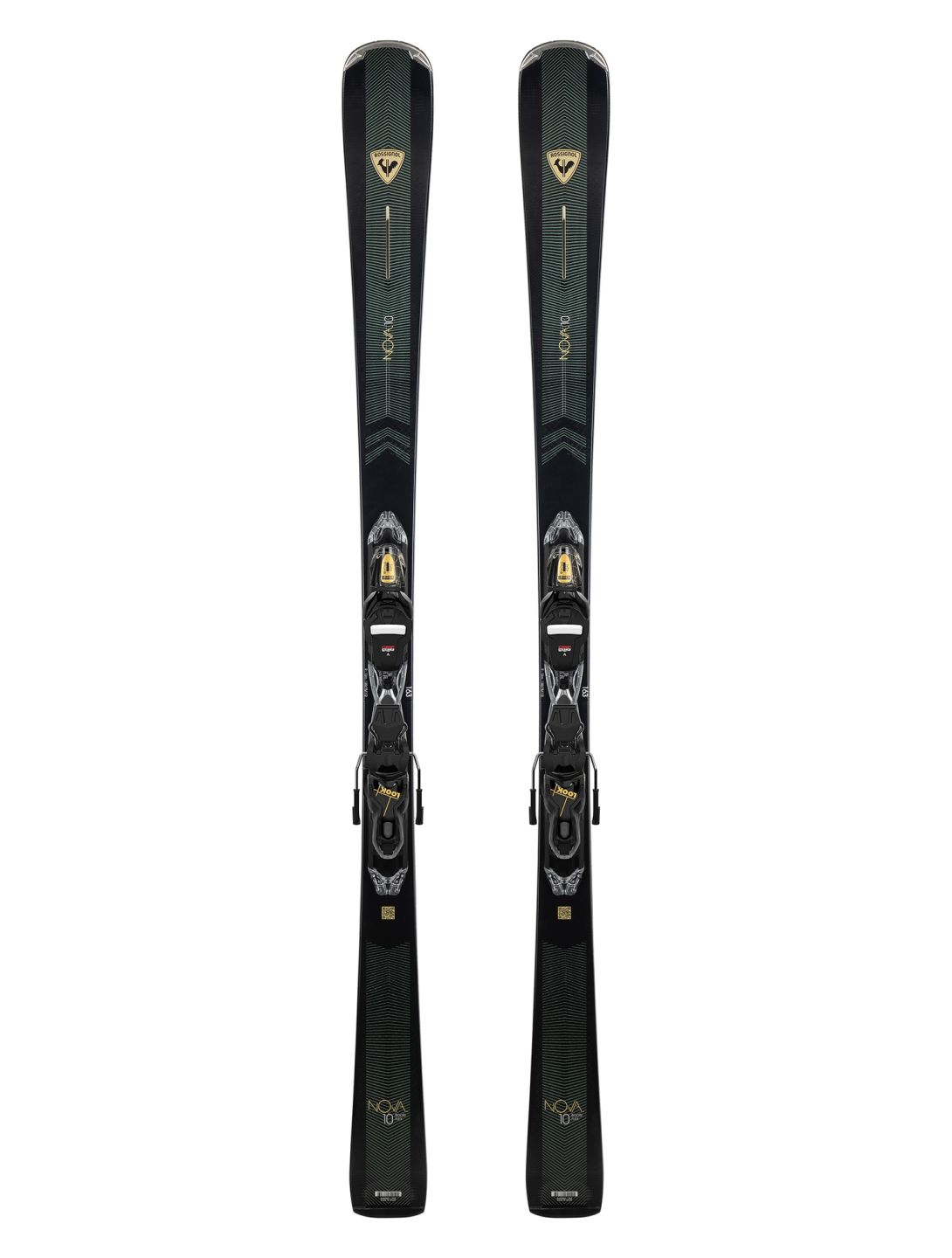 Rossignol, Nova 10 +Xpress 11 GW (2024-2025) Skier Damen Black Gold Goud, schwarz 