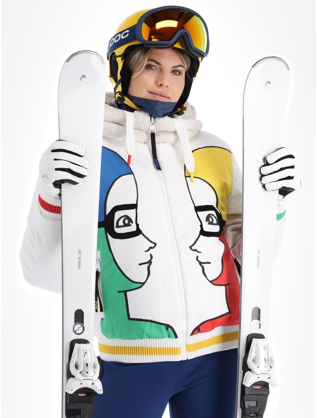 Rossignol, JC De Castelbajac Space Bomber Skijacke Damen White weiß 