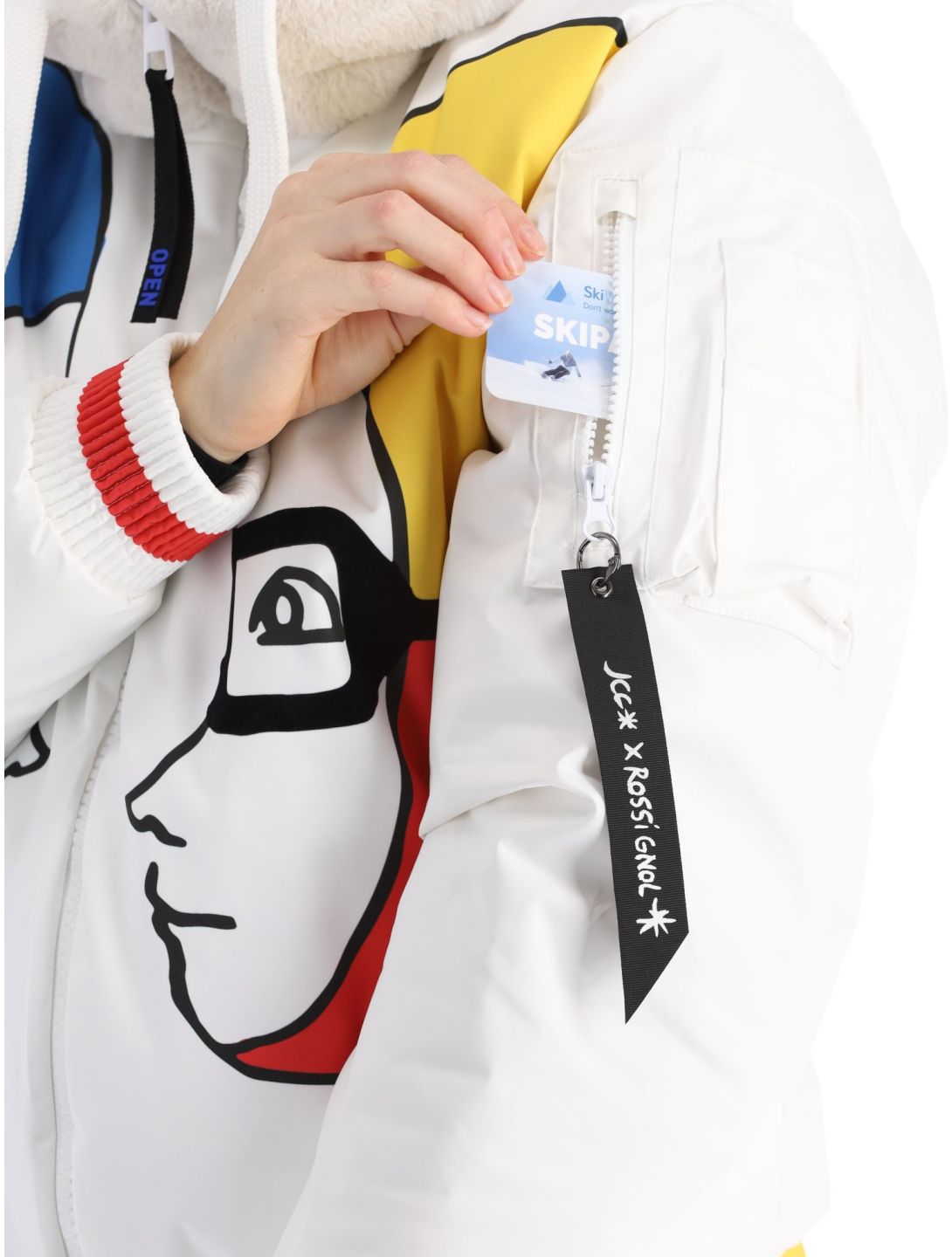 Rossignol, JC De Castelbajac Space Bomber Skijacke Damen White weiß 