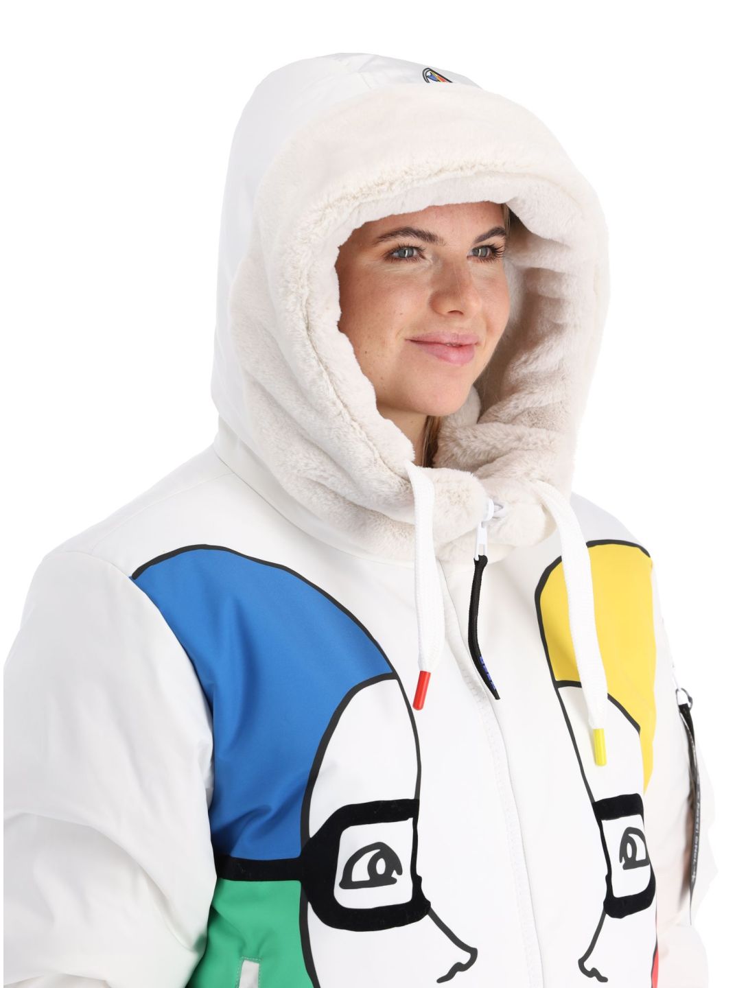 Rossignol, JC De Castelbajac Space Bomber Skijacke Damen White weiß 