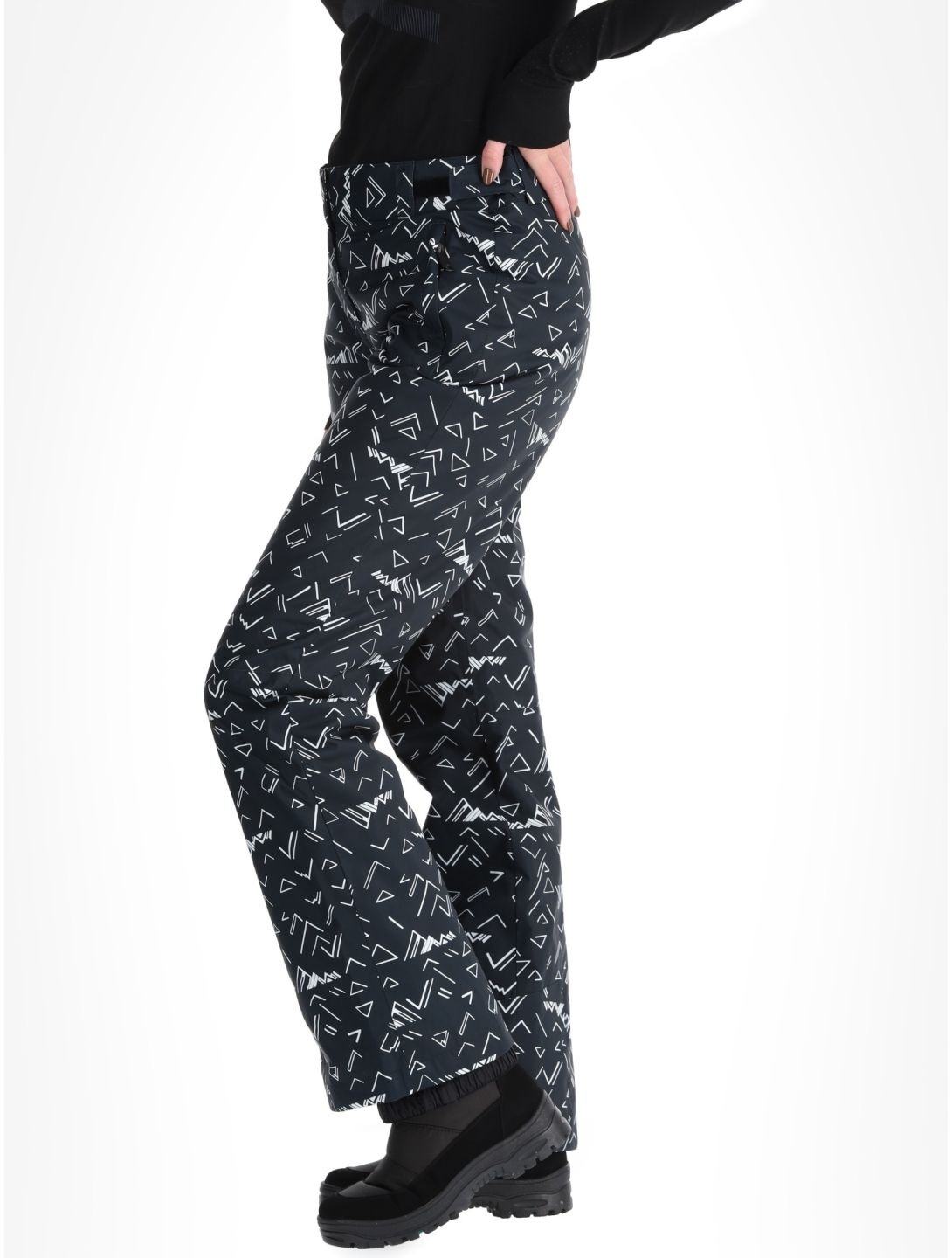 Rossignol, W Staci Print Skihose Damen Black schwarz 