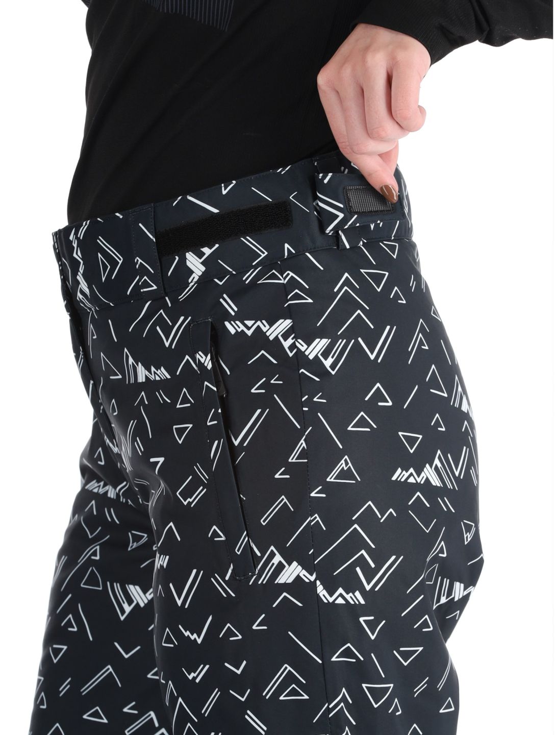 Rossignol, W Staci Print Skihose Damen Black schwarz 