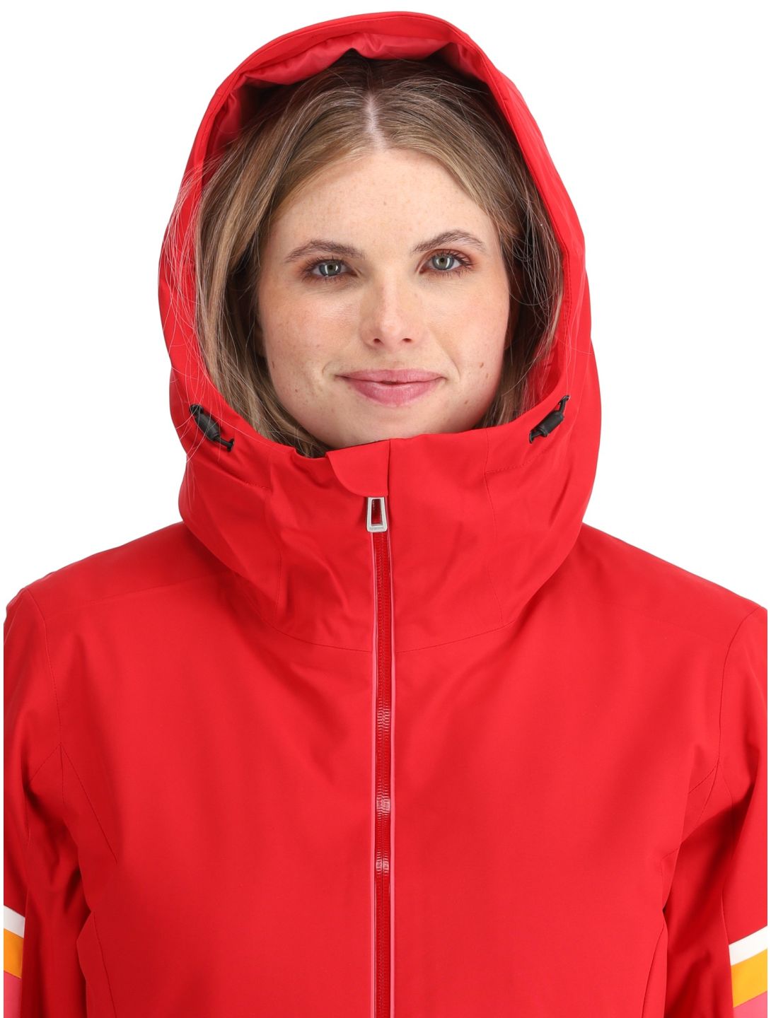 Rossignol, W Strawpile Skijacke Damen Ruby Red rot 