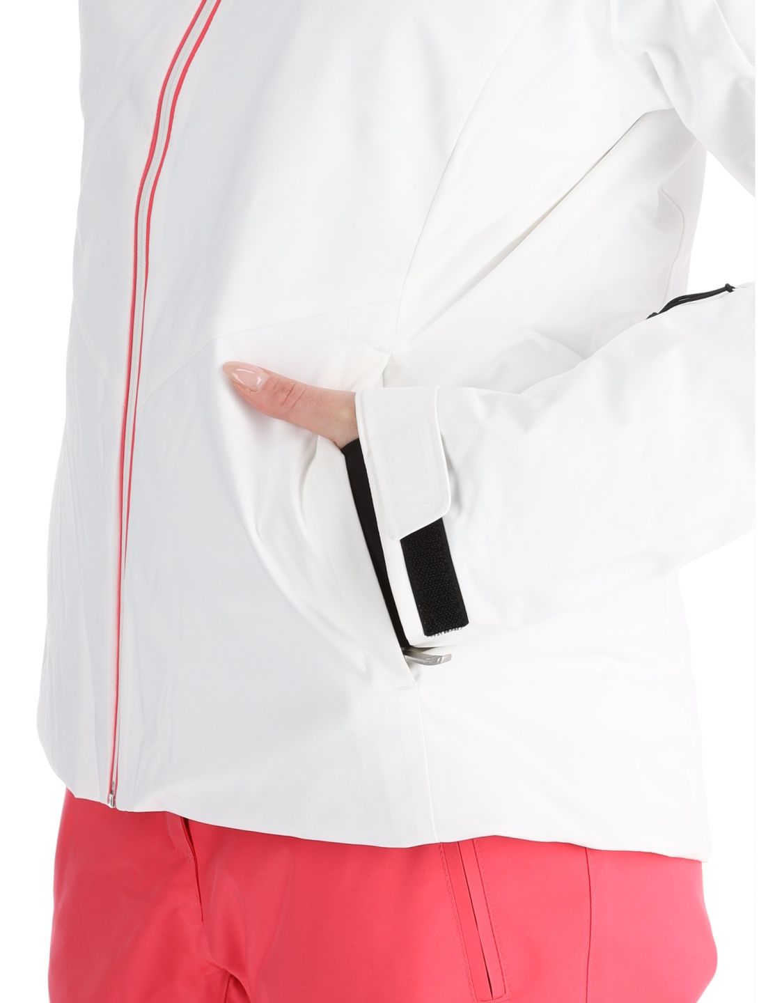 Rossignol, W Strawpile Skijacke Damen White weiß 