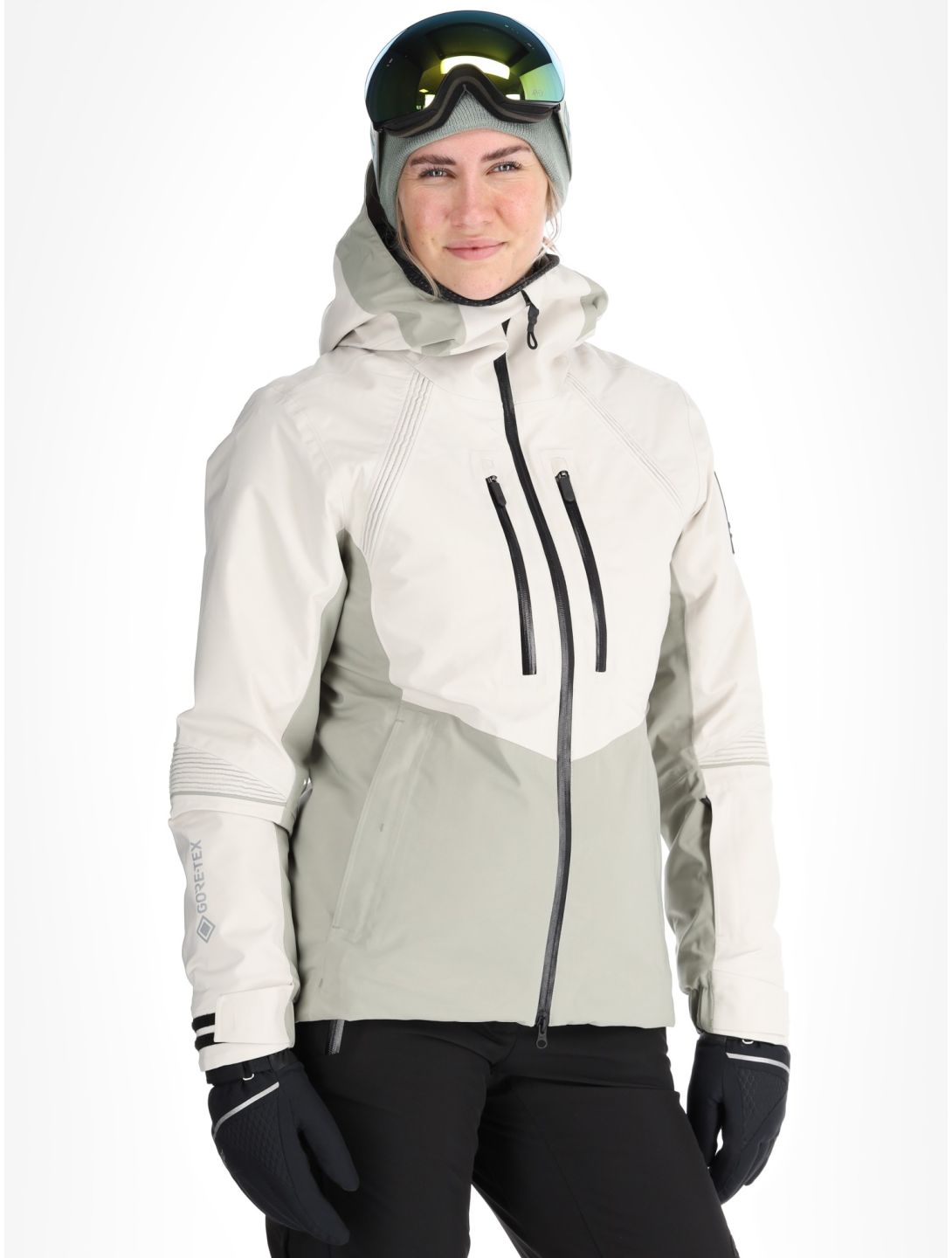 Rukka, Saarla Skijacke Damen Natural White beige, grau 