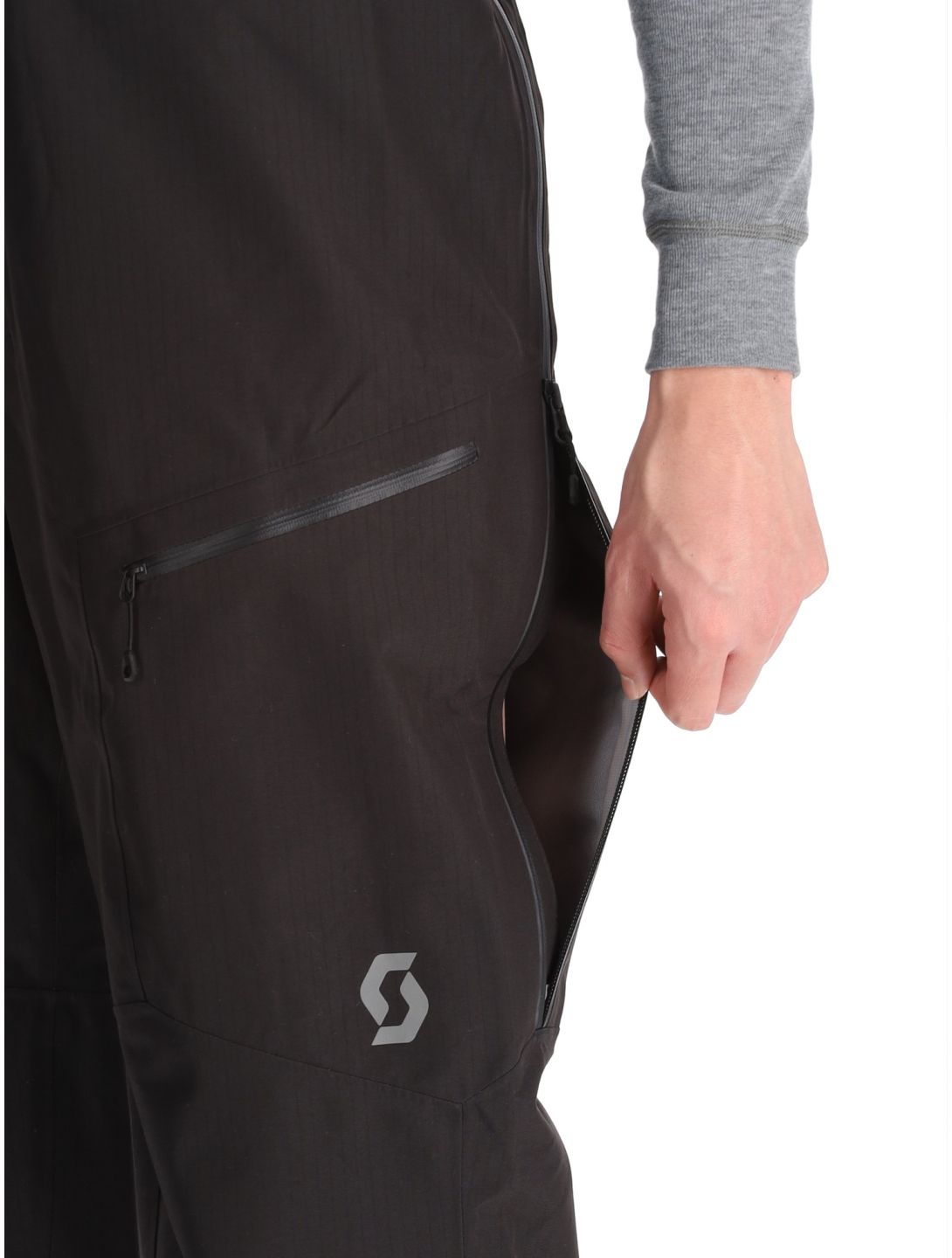 Scott, Pants M's Vertic Ripstop 3L Hardshell Skihose Herren Black schwarz 