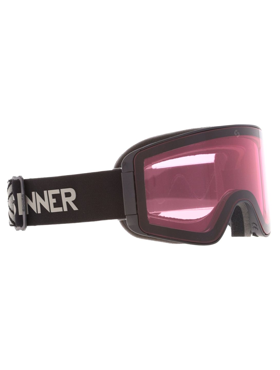 Sinner, Aura Skibrille extra Linse Unisex Matt Black schwarz 