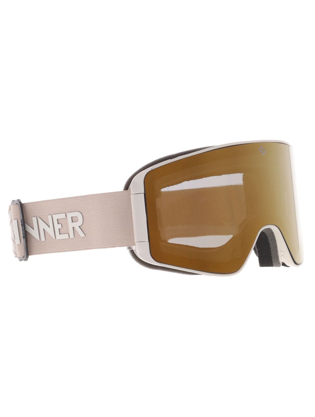 Sinner, Aura Skibrille extra Linse Unisex Matt Light Beige beige 