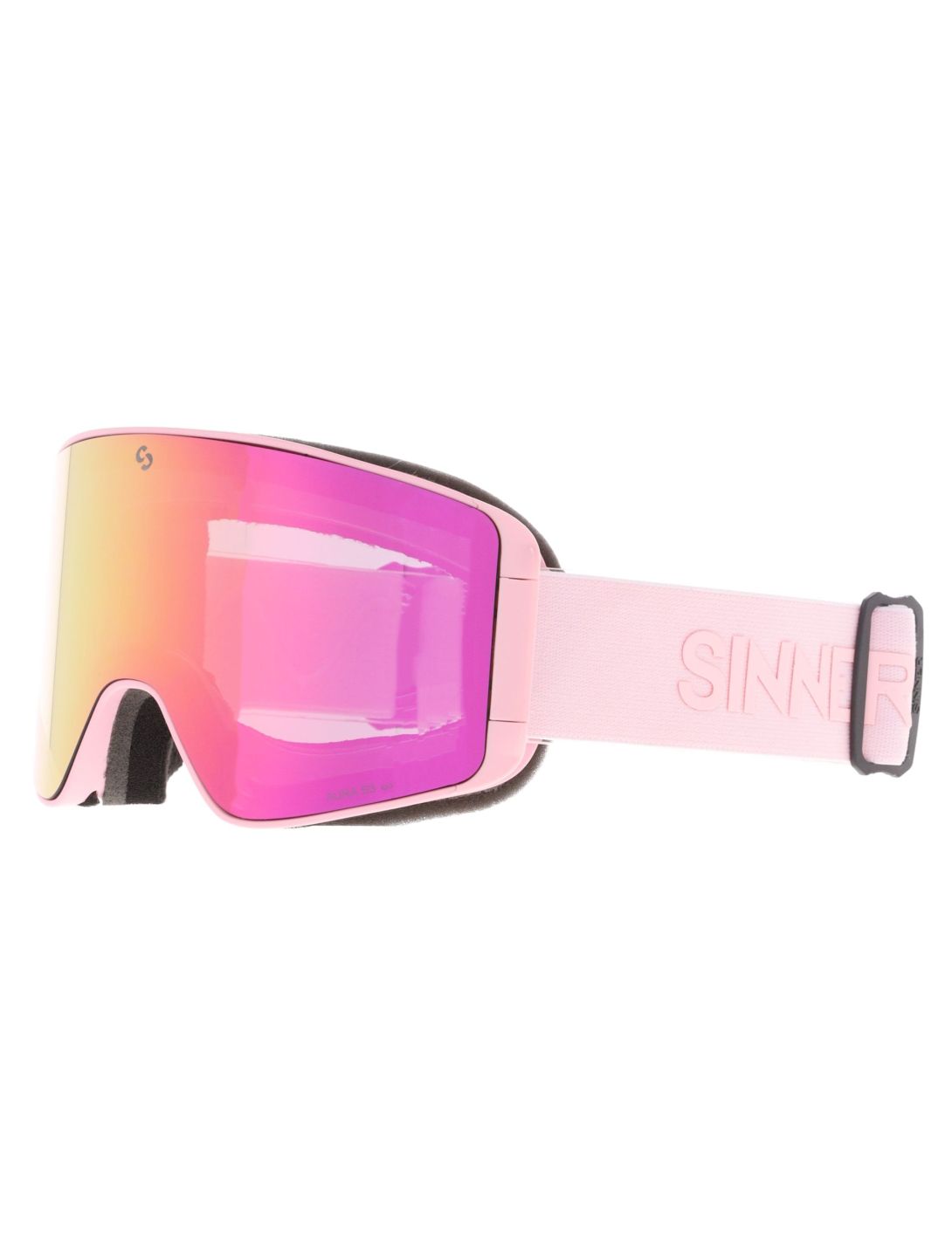 Sinner, Aura Skibrille extra Linse Unisex Matt Pink rosa 