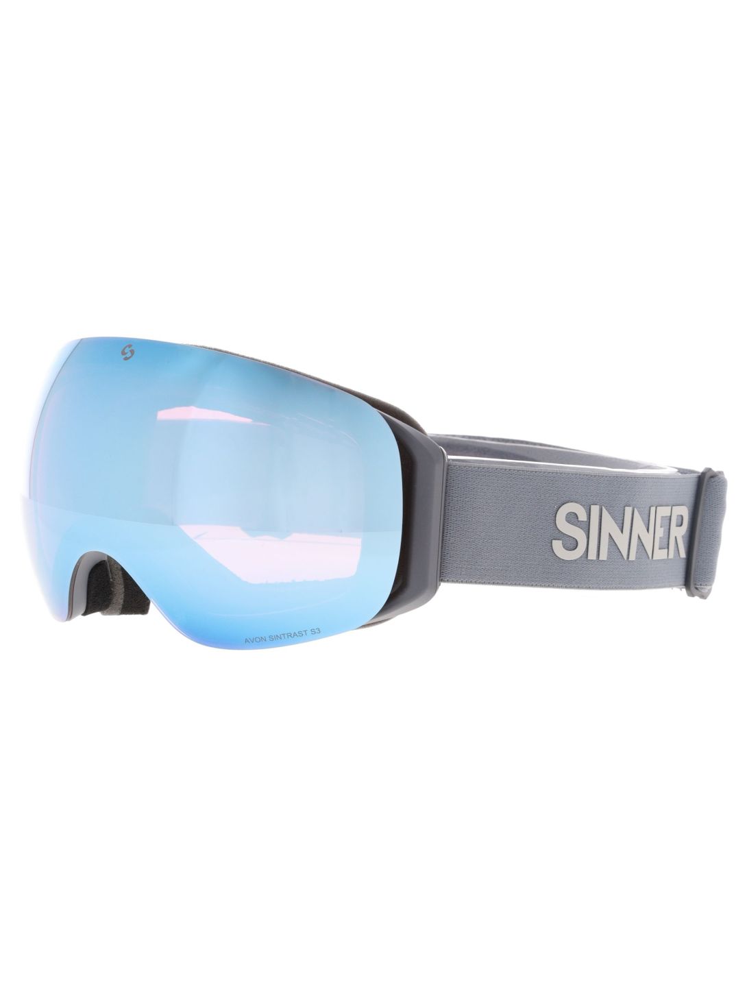 Sinner, Avon Skibrille Unisex Matt Dark Grey grau 