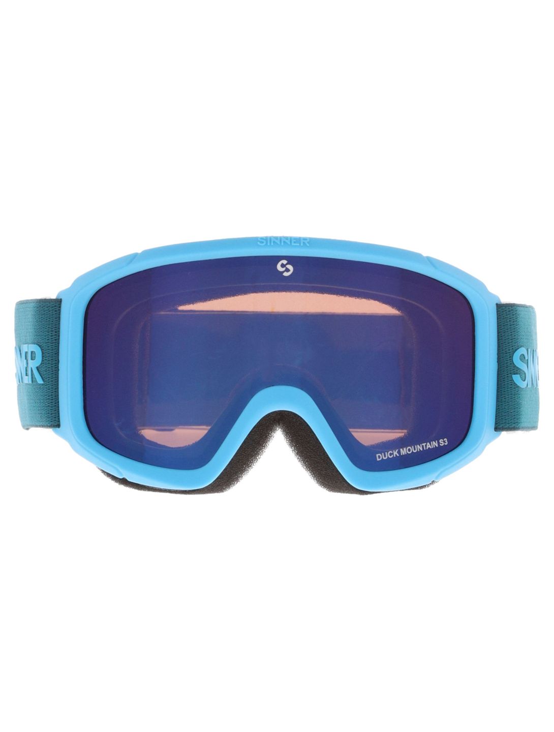 Sinner, Duck Mountain Skibrille Kinder Matt Blue blau 