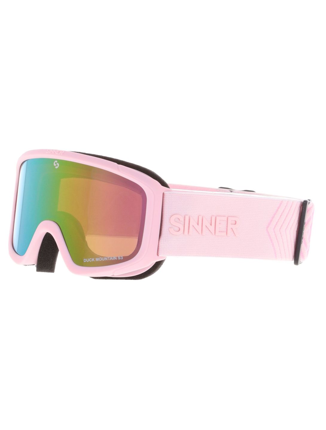 Sinner, Duck Mountain Skibrille Kinder Matt Pink rosa 