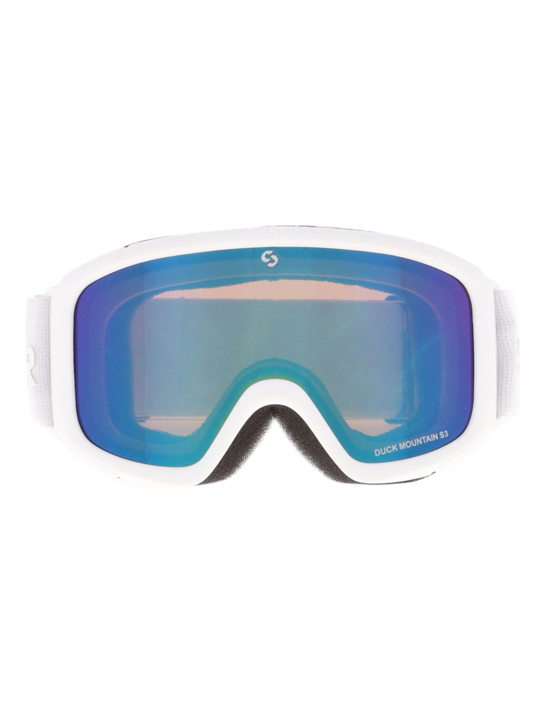 Sinner, Duck Mountain Skibrille Kinder Matt White weiß 