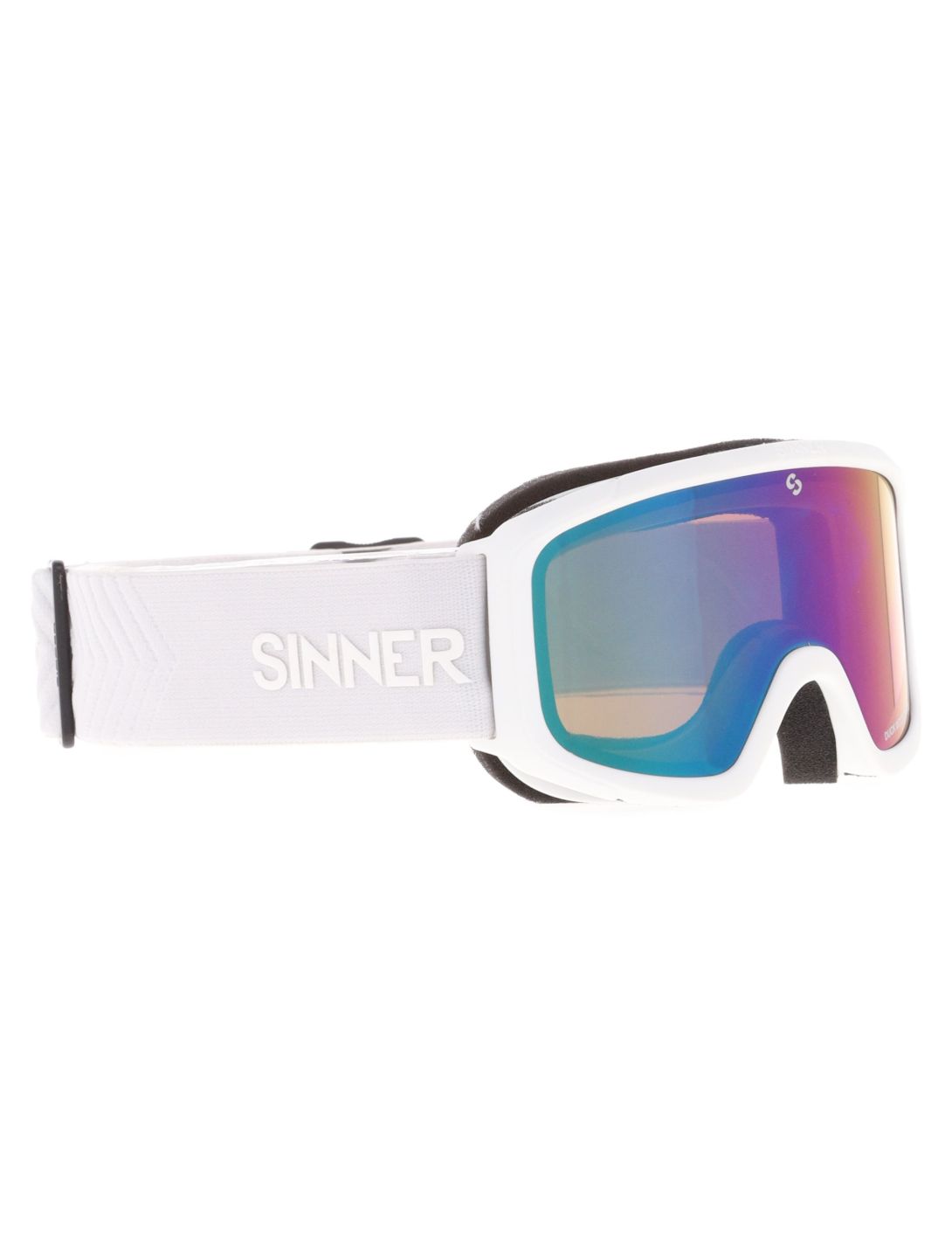 Sinner, Duck Mountain Skibrille Kinder Matt White weiß 