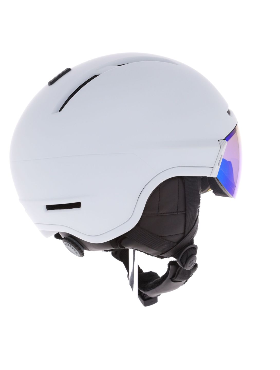 Sinner, Montblanc Skihelm mit Visier Unisex Matt White weiß 