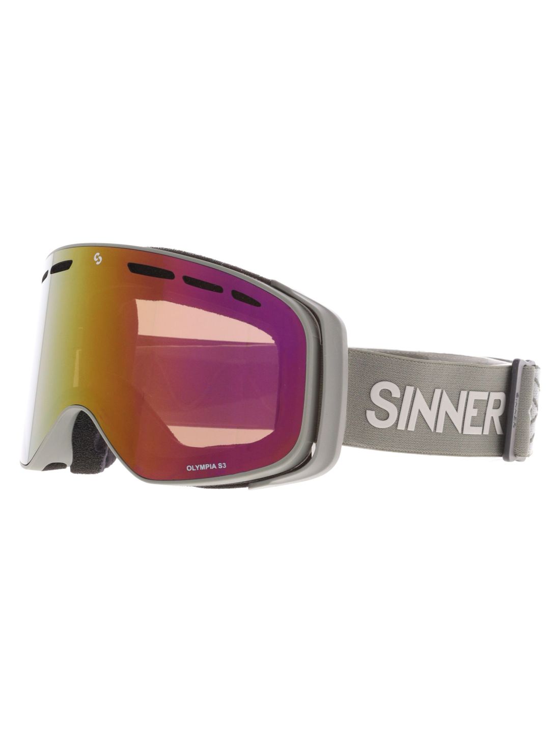 Sinner, Olympia Skibrille Unisex Matt Moss Green grün 