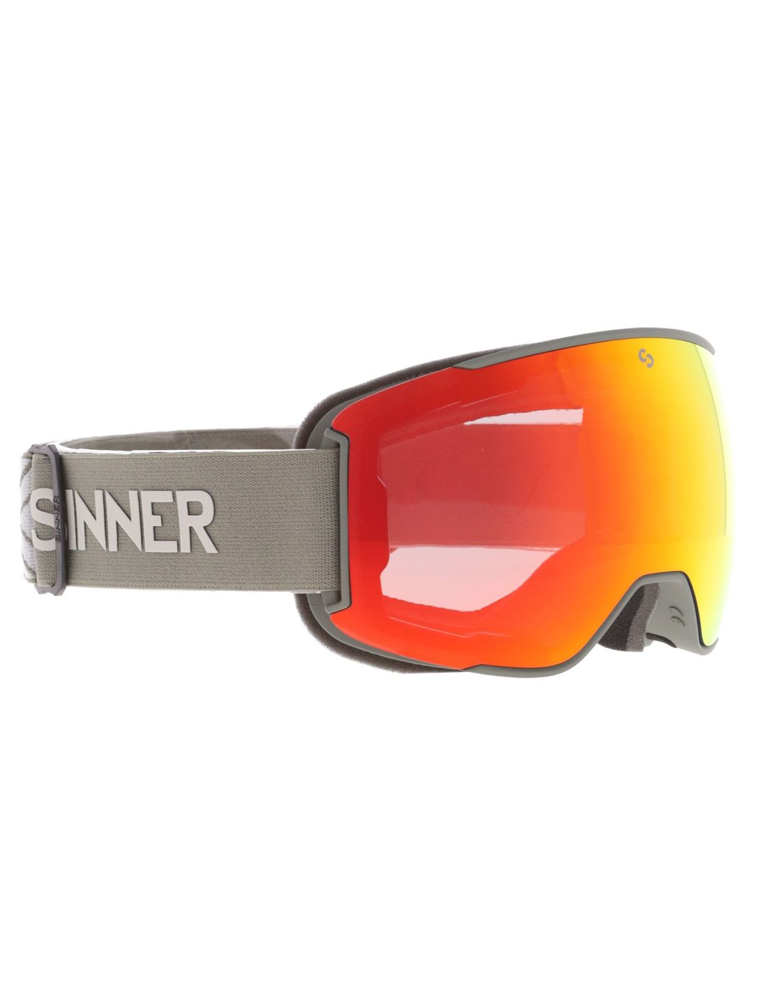 Sinner, Snowflake Skibrille extra Linse Unisex Matt Moss grün 