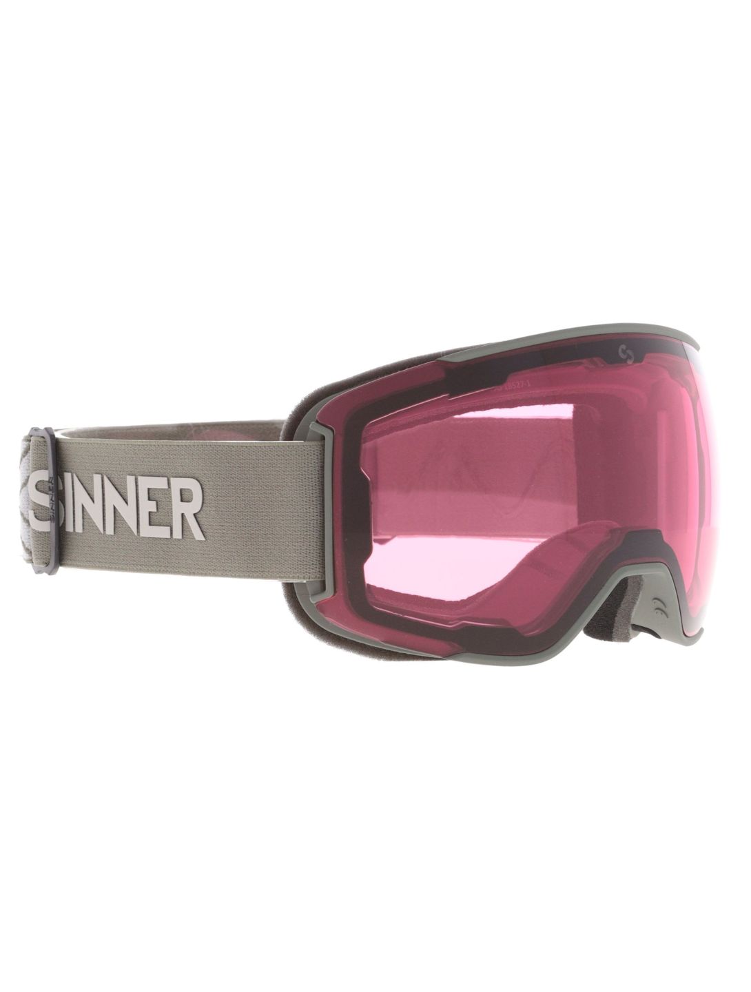 Sinner, Snowflake Skibrille extra Linse Unisex Matt Moss grün 