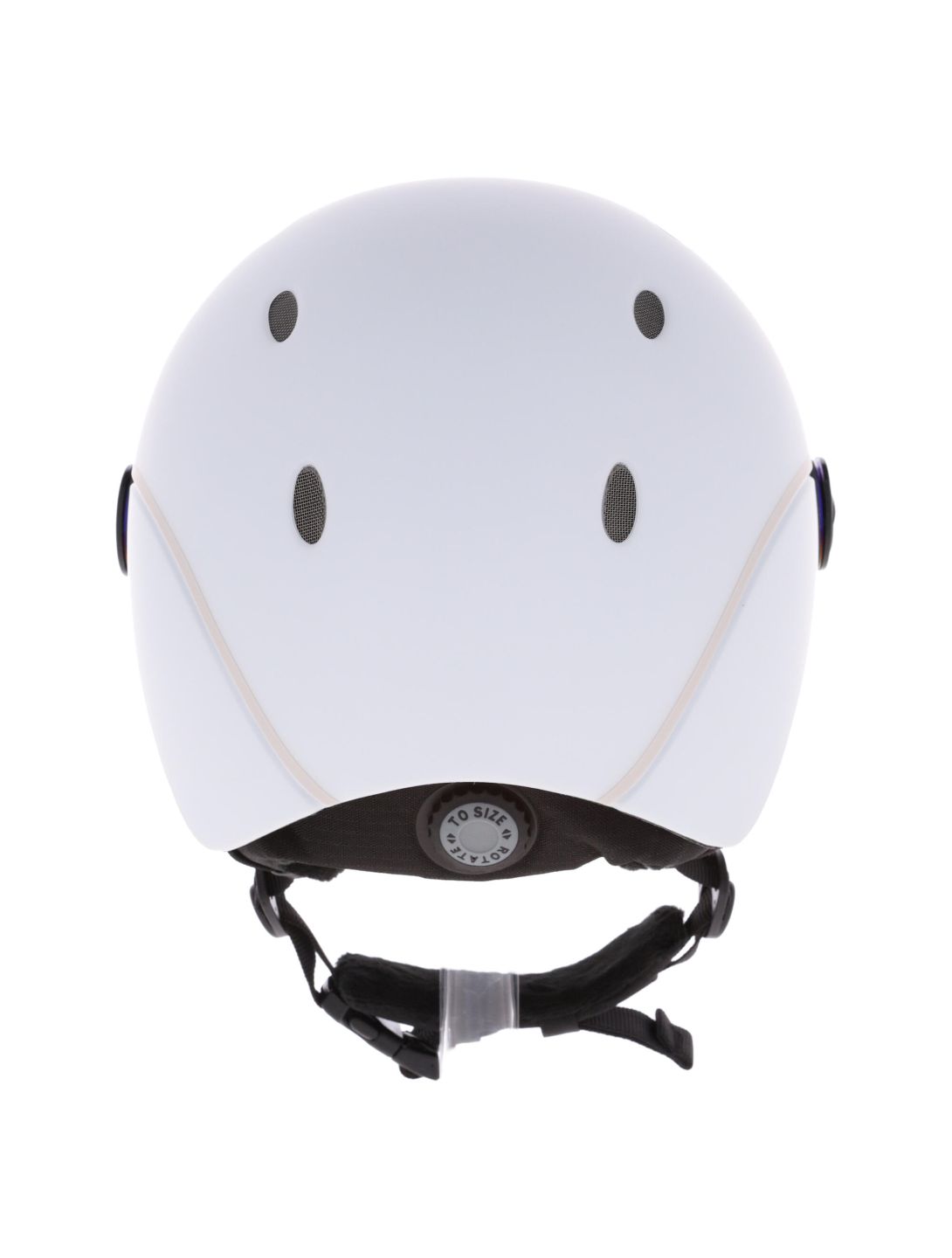 Sinner, Titan Visor Skihelm mit Visier Unisex Matt White weiß 