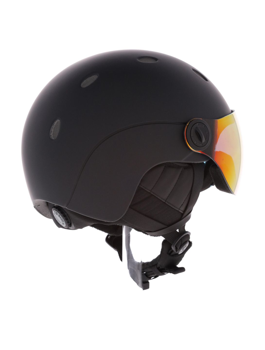 Sinner, Titan Visor Skihelm mit Visier Unisex Matt Black schwarz 