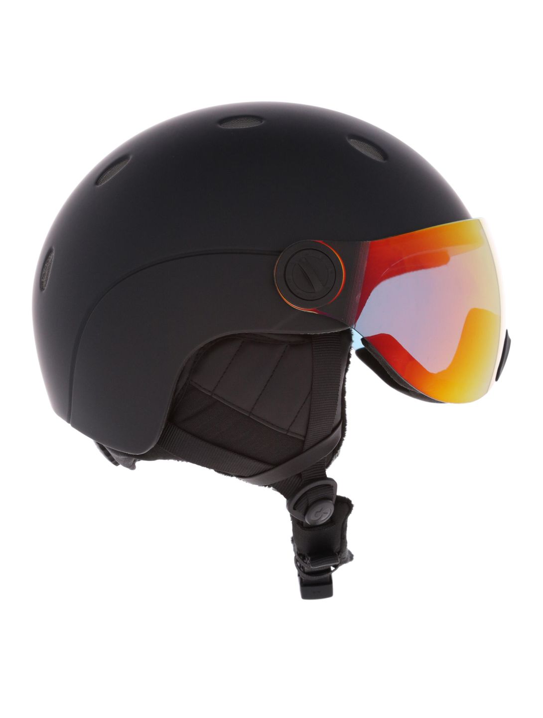 Sinner, Titan Visor Skihelm mit Visier Unisex Matt Black schwarz 