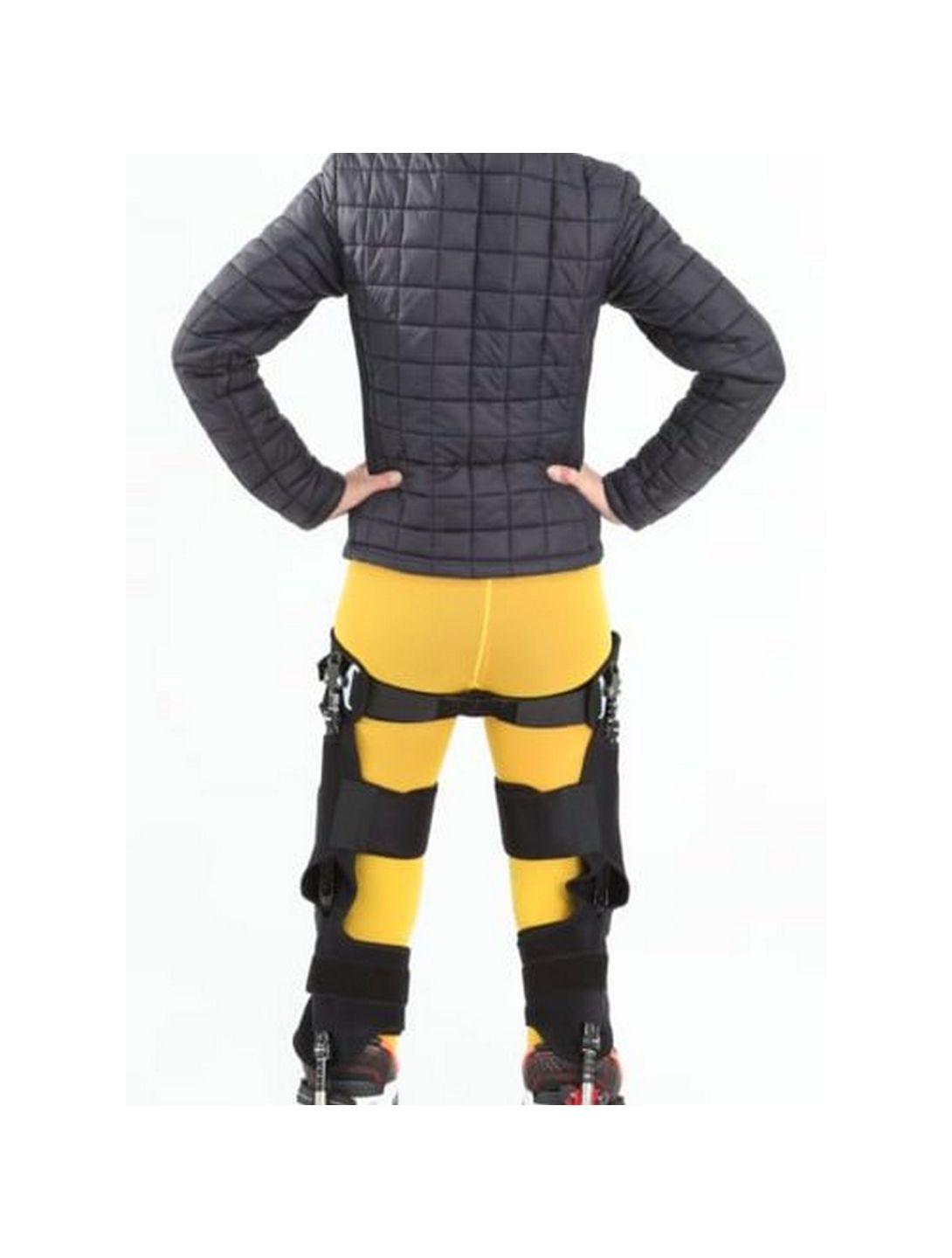 Ski-Mojo, Exoskeleton gold (>75kg) Skihalterung Unisex schwarz 