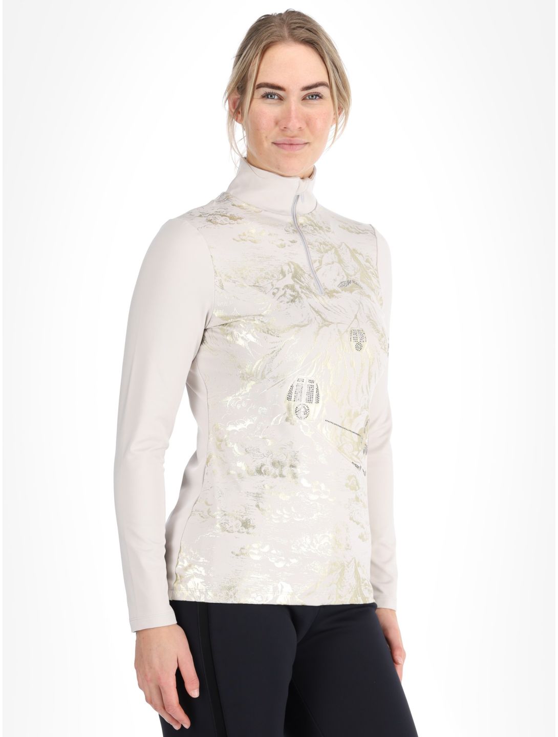 Sportalm Kitzbühel, Bormio Pullover Damen Silver Cloud Zilver 