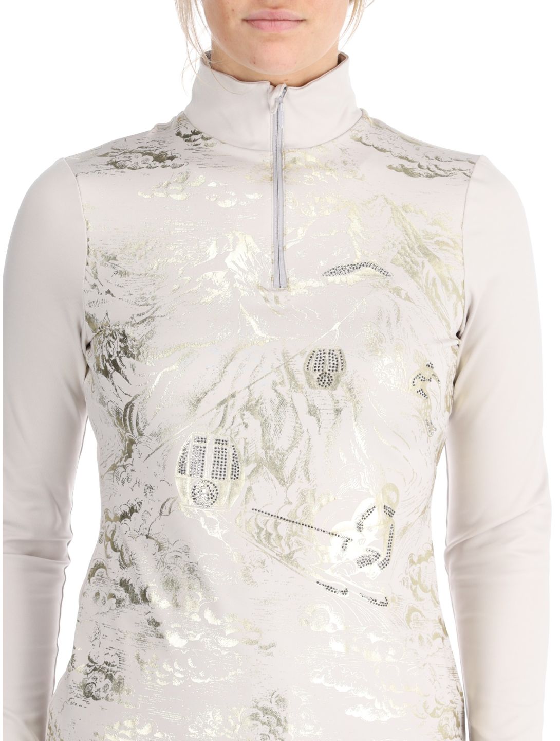 Sportalm Kitzbühel, Bormio Pullover Damen Silver Cloud Zilver 