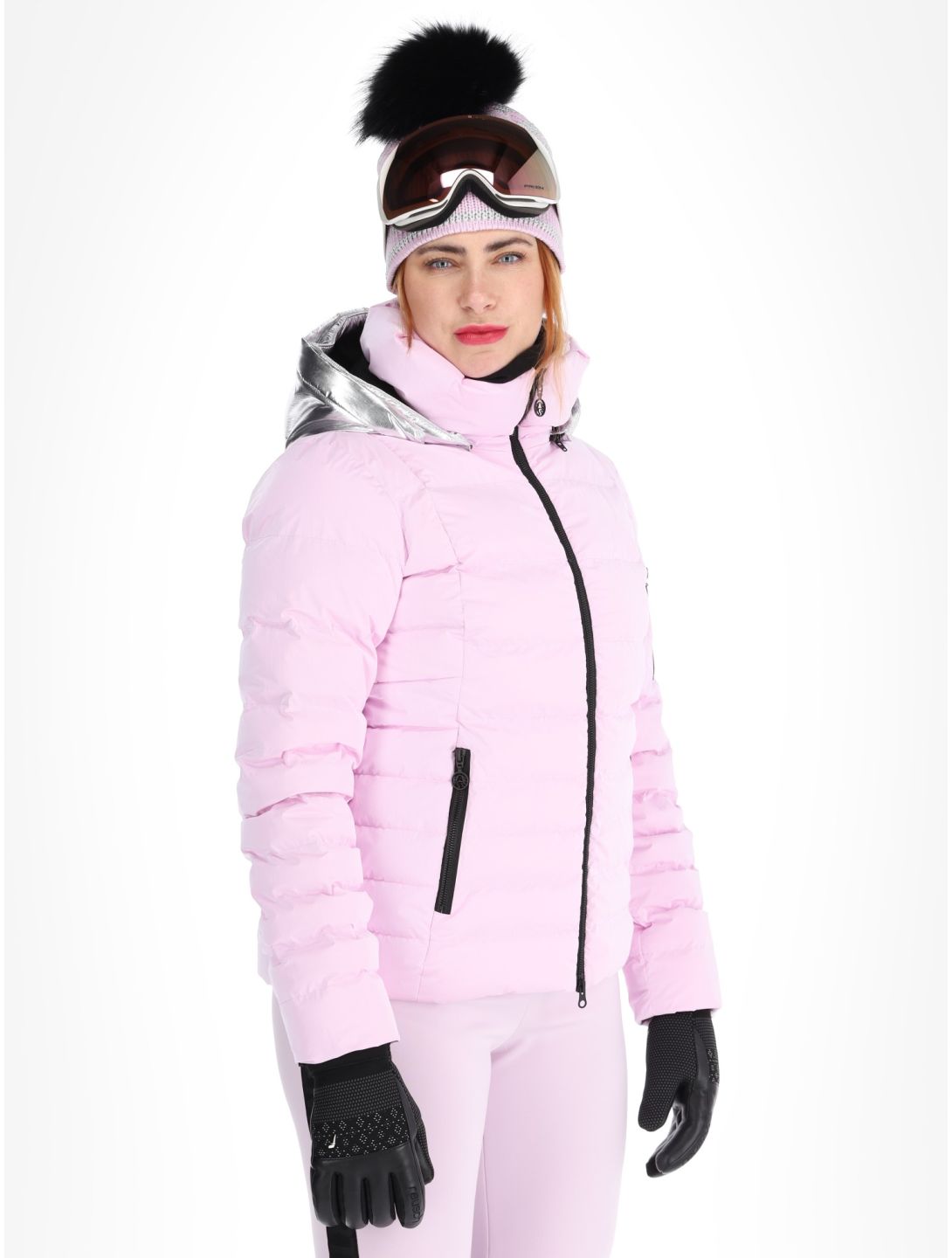 Sportalm Kitzbühel, Lissabon CH m.Kap.o.P. Skijacke Damen Chalk Pink rosa 