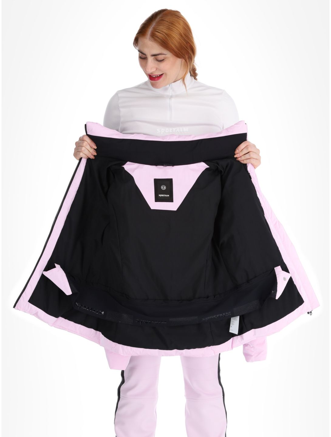 Sportalm Kitzbühel, Lissabon CH m.Kap.o.P. Skijacke Damen Chalk Pink rosa 