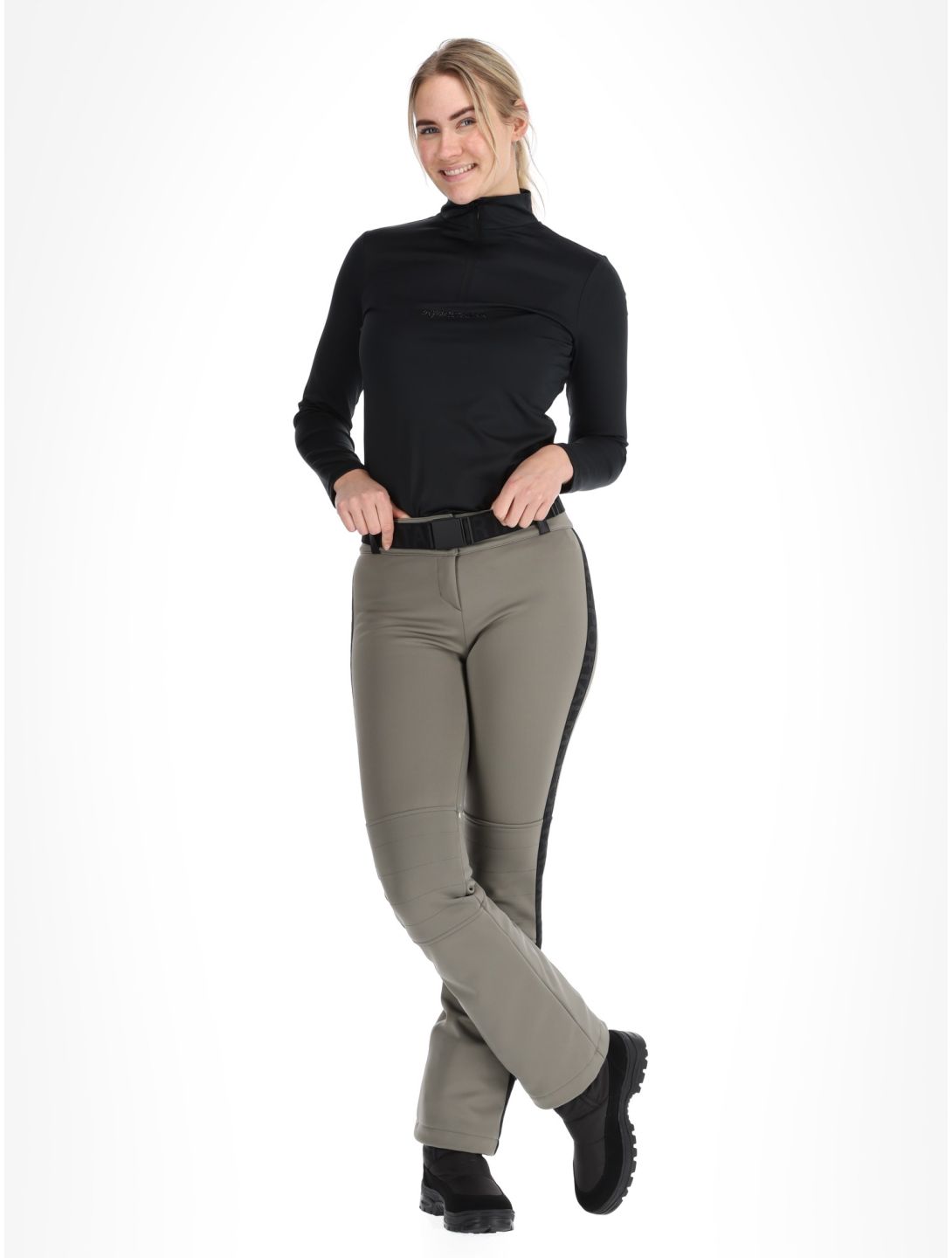 Sportalm Kitzbühel, Mayli CH Softshell Skihose Damen Abbey Stone grau 