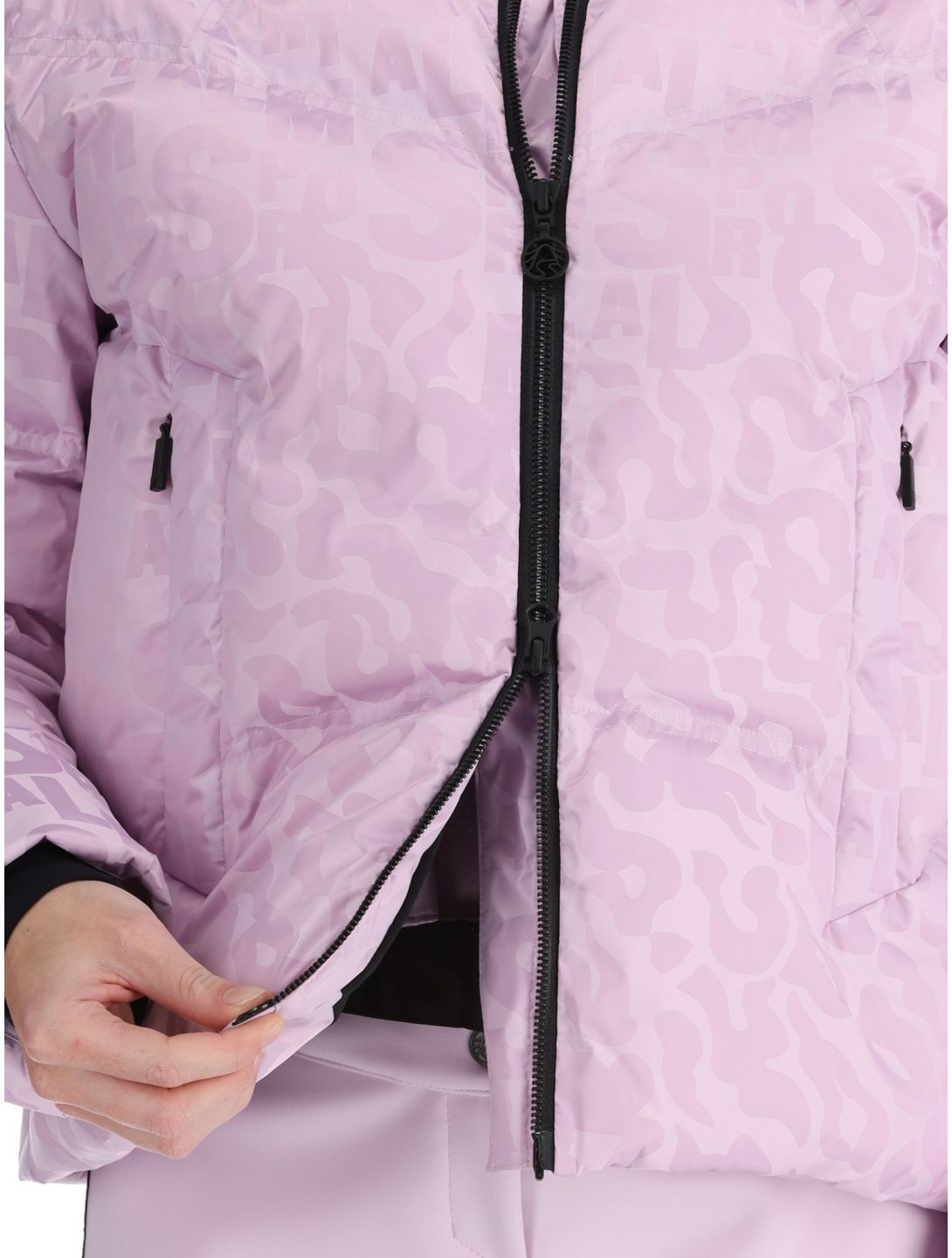 Sportalm Kitzbühel, Orlando Print CH o.K. Skijacke Damen Chalk Pink rosa 