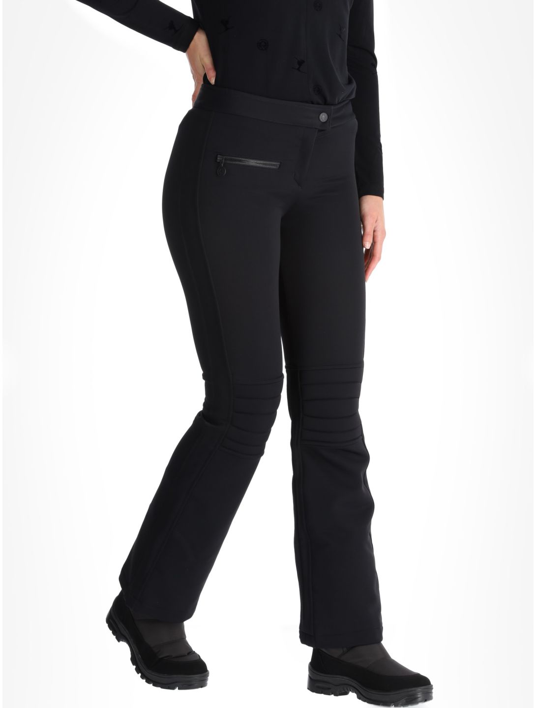 Sportalm Kitzbühel, Snowy Softshell Skihose Damen Black schwarz 