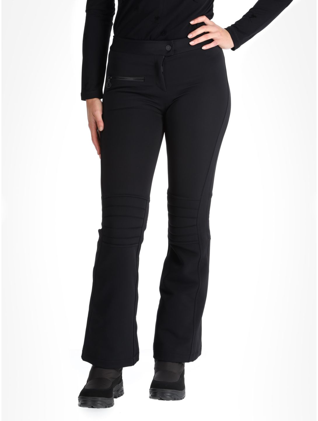 Sportalm Kitzbühel, Snowy Softshell Skihose Damen Black schwarz 