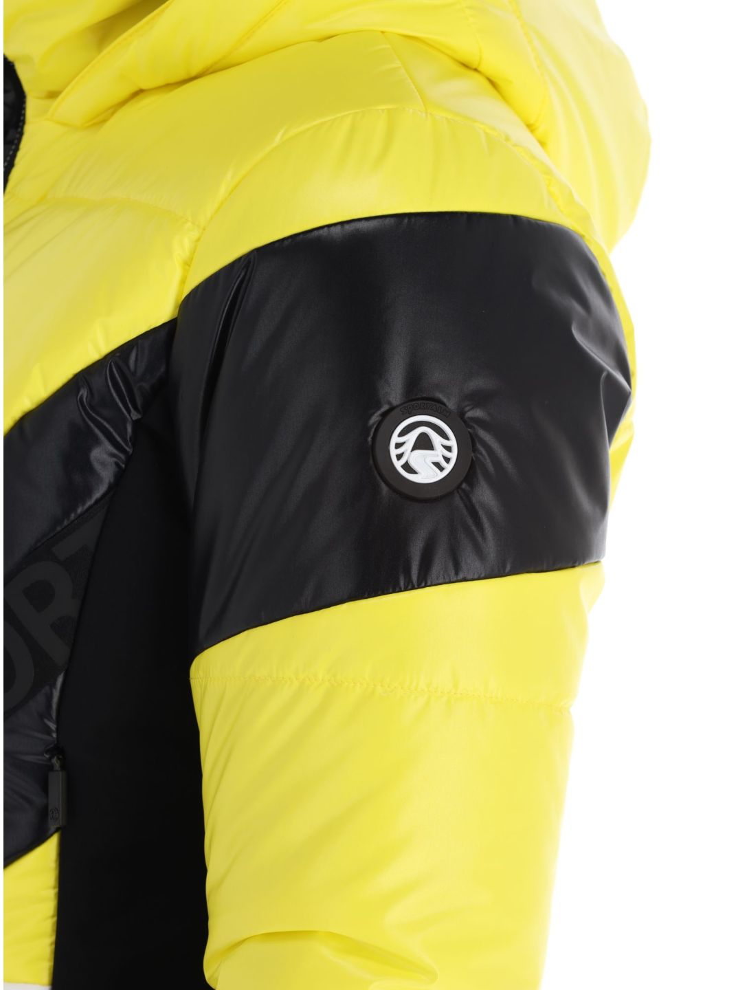 Sportalm Kitzbühel, Stockholm m.Kap.o.P. Skijacke Damen Blazing Yellow gelb, schwarz, weiß 