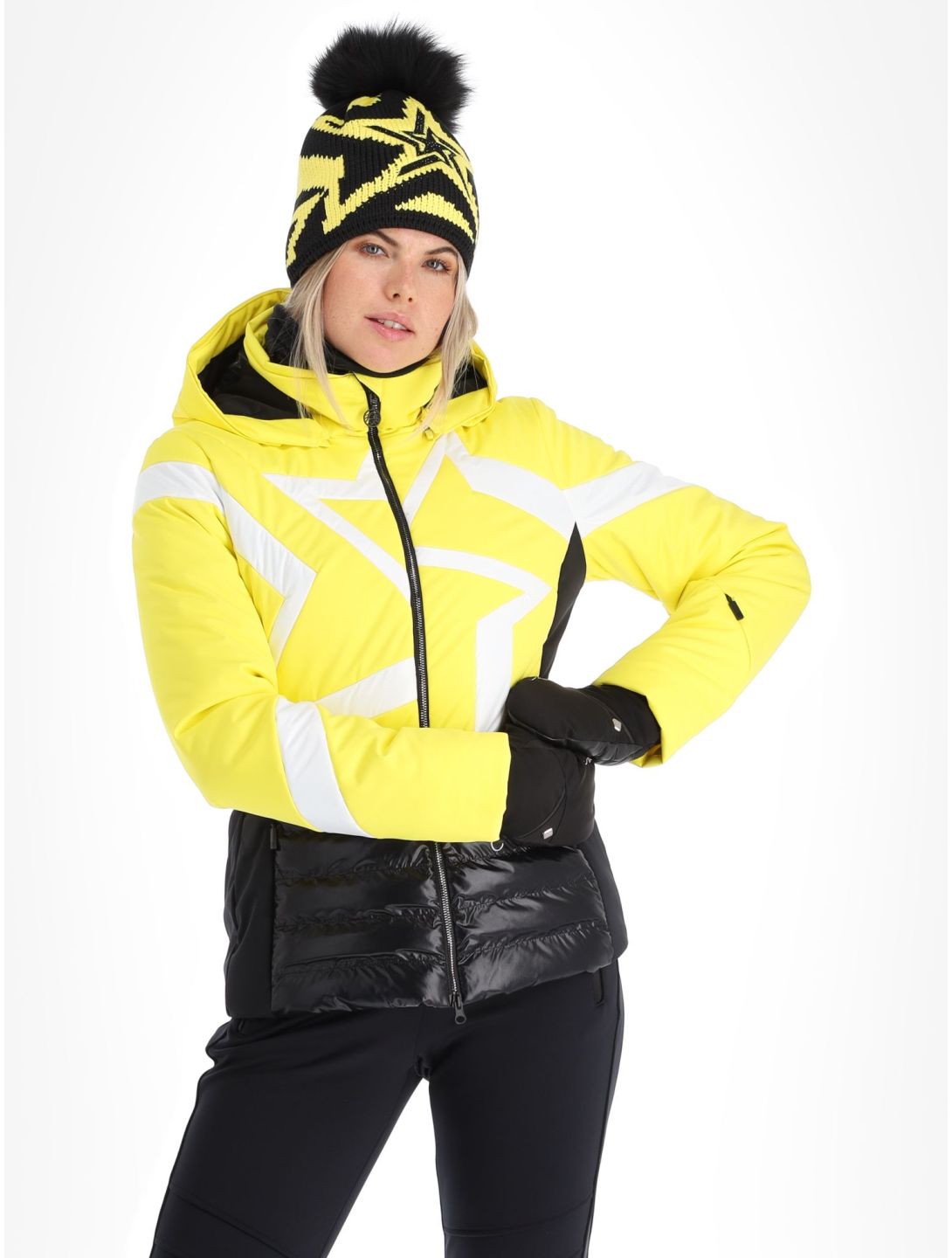 Sportalm Kitzbühel, Subway m.Kap.o.P. Skijacke Damen Blazing Yellow gelb 