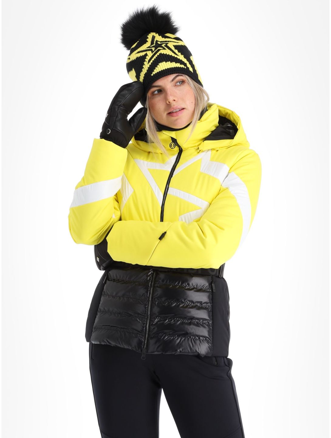 Sportalm Kitzbühel, Subway m.Kap.o.P. Skijacke Damen Blazing Yellow gelb 