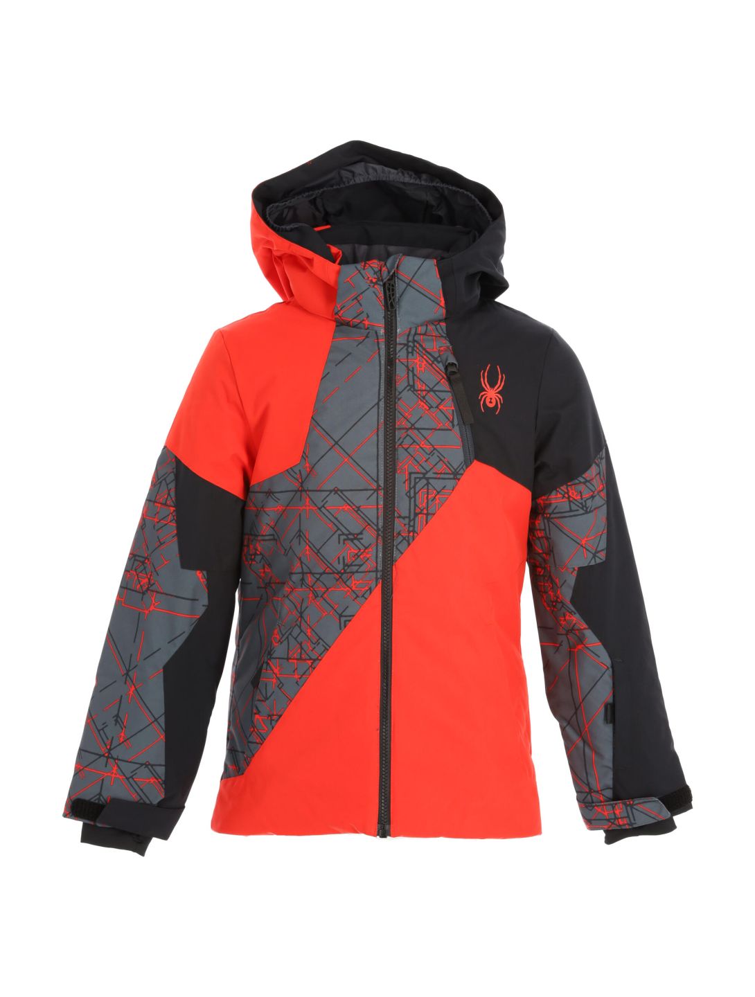 Spyder, Ambush Skijacke Kinder volcano rot