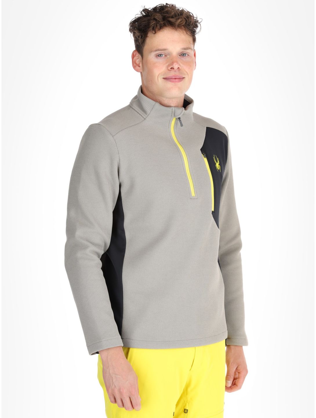 Spyder, Bandit 1/2 Zip Pullover Herren Concrete grau 