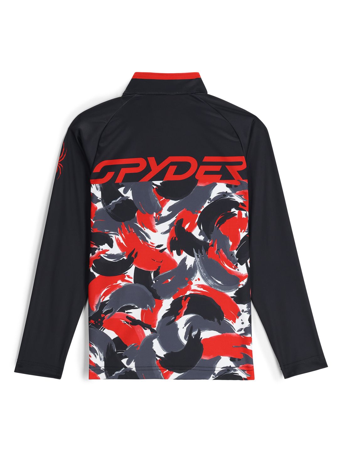 Spyder, Camo 1/2 Zip Pullover Kinder Spyder Red rot 