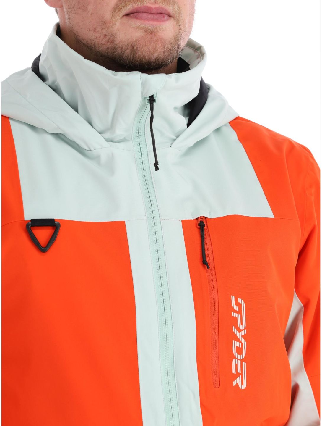 Spyder, Field Skijacke Herren Twisted Orange grün, orange 