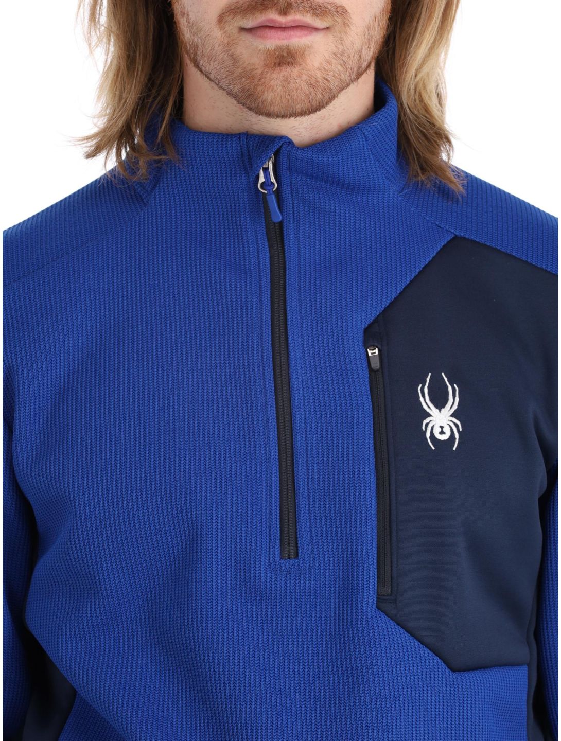 Spyder, Bandit 1/2 Zip Pullover Herren Electric Blue blau 