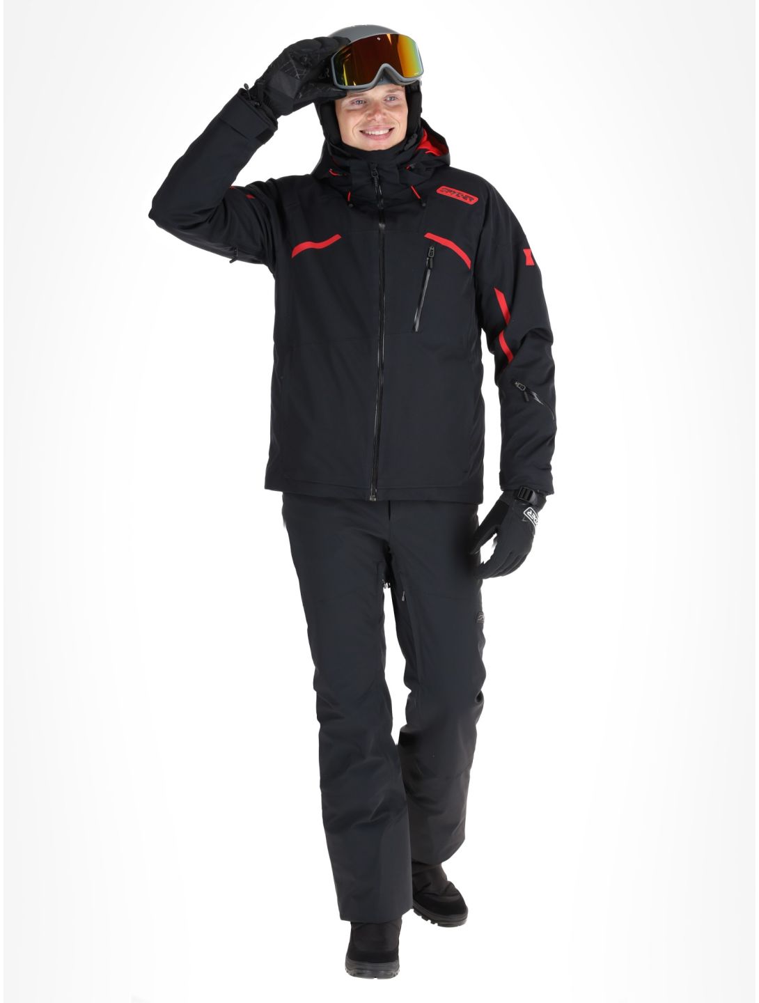 Spyder, Leader Skijacke Herren Black schwarz 