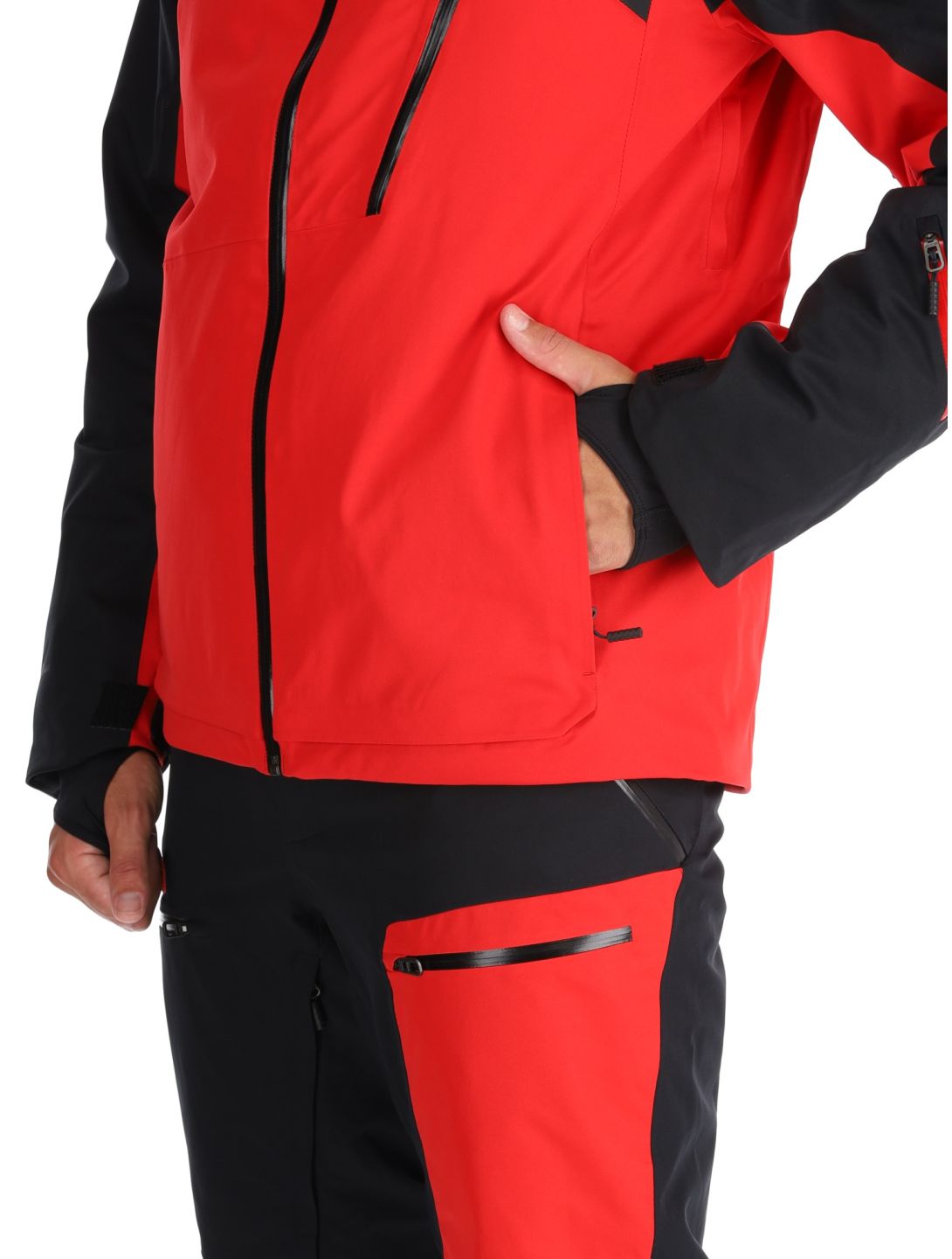 Spyder, Leader Skijacke Herren Spyder Red rot, schwarz 